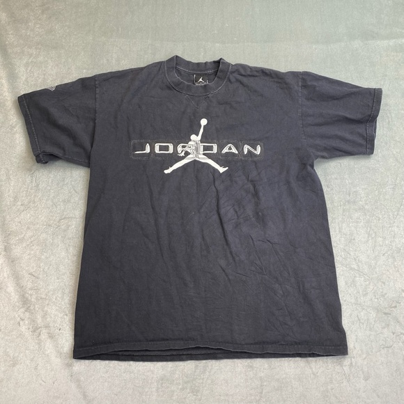 UE Other - Nike Air Jordan Jumpman T Shirt Black Graphic Logo Mens Large